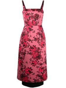 Emilia Wickstead robe Tiffany à fleurs - Rose