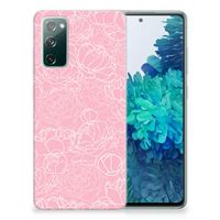 Samsung Galaxy S20 FE TPU Case White Flowers