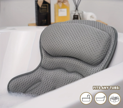 AquaComfort Luxe Badkussen - 3D Air Mesh