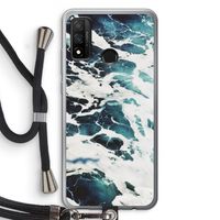 Golven: Huawei P Smart (2020) Transparant Hoesje met koord