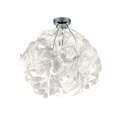 Trio Plafondlamp met blaadjesLeavy 38cm grijswit - R60461001