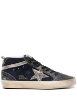 Golden Goose baskets Mid-Star en cuir - Bleu - thumbnail