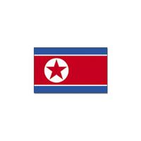 Vlag Noord Korea - 90 x 150 cm - feestartikelen - Noord Korea landen thema - supporter/fan Vlag Noord Korea - 90 x 150 cm - feestartikelen - Noord Korea landen thema - supporter/fan