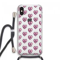 GIRL POWER: iPhone XS Max Transparant Hoesje met koord