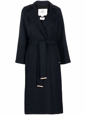 Woolrich manteau Callery ceinturé - Bleu