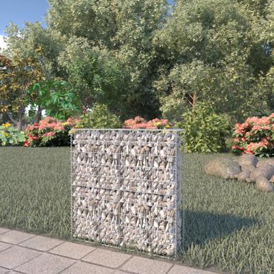 Schanskorfmuur met deksels 80x20x100 cm gegalvaniseerd staal
