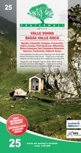 Wandelkaart 25 Valle Soana, Bassa Valle Orco | Fraternali Editore