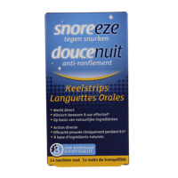 Snoreeze Anti snurk keelstrips 14 Stuks