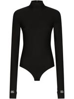 Dolce & Gabbana body DG à col roulé - Noir