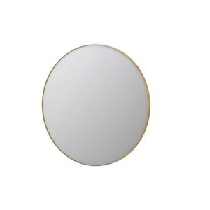 INK SP15 Spiegel - 120x4x120cm - rond - verzonken in aluminium kader - aluminium Mat goud 8408592