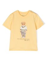 POLO RALPH LAUREN KIDS t-shirt à logo imprimé - Jaune - thumbnail