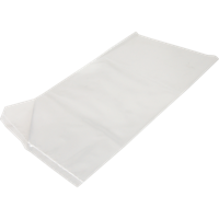 Zak | Vlakke zak | LDPE | 20x37cm | 80my | transparant | 1000 stuks