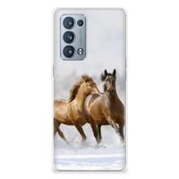 OPPO Reno 6 Pro Plus 5G | TPU Hoesje | Paarden