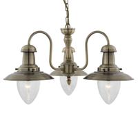 Searchlight Antieke hanglamp Fisherman 5333-3AB - thumbnail