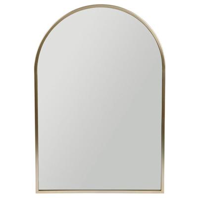 Wandspiegel Arch - goud - metaal - halfrond - 40 x 60 cm - wanddecoratie spiegels