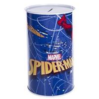 Spaarpot blik van Spiderman - kinderen - 10 x 17 cm - metaal