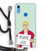 Gimme a call: Huawei Y6s Transparant Hoesje met koord
