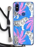 Tijger: Xiaomi Mi Mix 3 Transparant Hoesje met koord