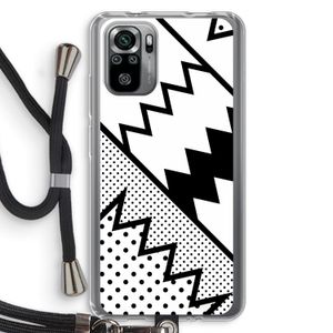 Pop Art #5: Xiaomi Redmi Note 10S Transparant Hoesje met koord