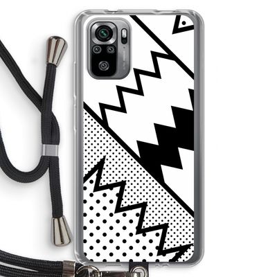 Pop Art #5: Xiaomi Redmi Note 10S Transparant Hoesje met koord