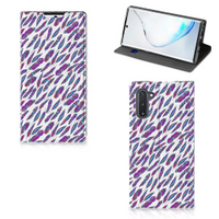 Samsung Galaxy Note 10 Hoesje met Magneet Feathers Color