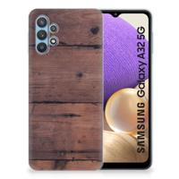 Samsung Galaxy A32 5G | Bumper Hoesje | Old Wood