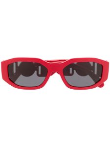 Versace Eyewear lunettes de soleil à monture rectangulaire - Rouge