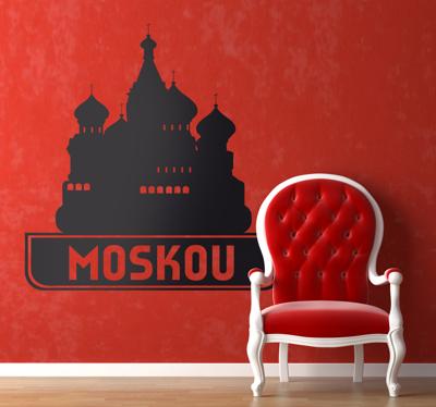 Sticker kathedraal Moskou