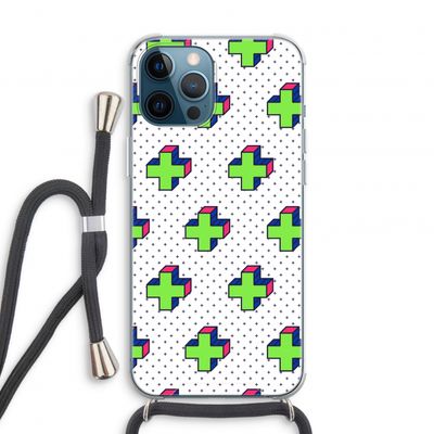 8-bit N°10: iPhone 12 Pro Transparant Hoesje met koord