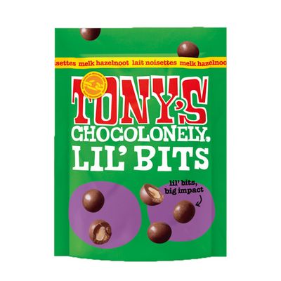 Tony&apos;s Chocolonely - Lil'Bits Melk hazelnoot - 120g