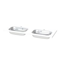 Tiger Wastafel S-line Oval 120 cm Glanzend Wit
