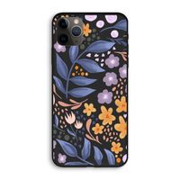 Flowers with blue leaves: iPhone 11 Pro Biologisch afbreekbaar hoesje
