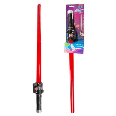 Toi-toys Lichtzwaard - rood - 62 cm - kunststof - uitschuifbaar - licht en geluid