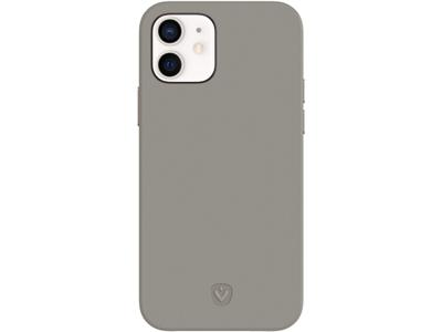 Valenta Valenta Leather Back Cover Snap Luxe Apple iPhone 12 Mini Grey
