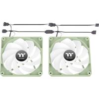 Thermaltake CT140 Reverse ARGB Sync PC Cooling Fan Matcha Green 2 Pack PC-ventilator (b x h x d) 140 x 140 x 25 mm