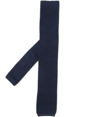Brunello Cucinelli cravate en soie - Bleu
