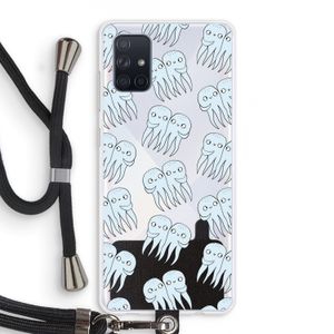 Octopussen: Samsung Galaxy A71 Transparant Hoesje met koord