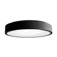 Deko Light Sculptoris 348185 Plafondopbouwarmatuur LED LED vast ingebouwd Energielabel: E (A - G) 60 W Diepzwart (RAL 9005)