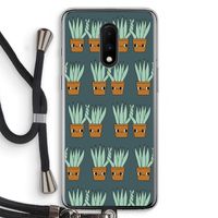 Sansevieria: OnePlus 7 Transparant Hoesje met koord
