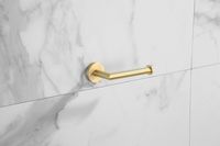 Saniclear Brass toiletrolhouder geborsteld messing mat goud - thumbnail