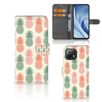 Xiaomi 11 Lite 5G NE | Mi 11 Lite Book Cover Ananas - thumbnail