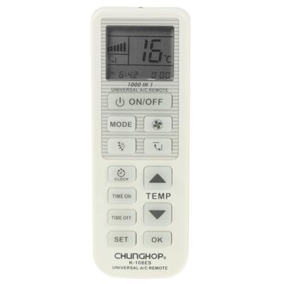Chunghop universele afstandsbediening voor airconditioners (Type K-108ES)