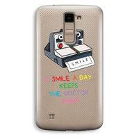 Smile: LG K10 (2016) Transparant Hoesje