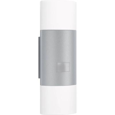 Steinel LED AUSSENLEUCHTE L 910 S SI 576219 LED-buitenlamp met bewegingsmelder (wand) LED Zonder 9.8 W Zilver