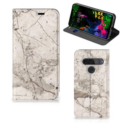 LG G8s Thinq | Standcase | Marmer Beige