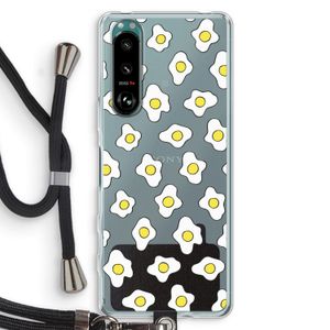 Spiegeleitjes: Sony Xperia 5 III Transparant Hoesje met koord