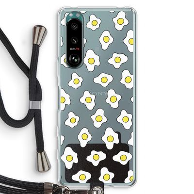 Spiegeleitjes: Sony Xperia 5 III Transparant Hoesje met koord
