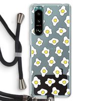Spiegeleitjes: Sony Xperia 5 III Transparant Hoesje met koord