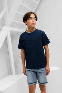Ballin Amsterdam Boucle T-Shirt Kids Donkerblauw - Maat 128 - Kleur: Donkerblauw | Soccerfanshop