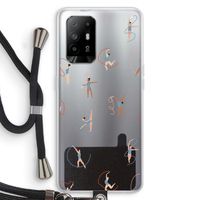 Dancing #3: Oppo A94 5G Transparant Hoesje met koord